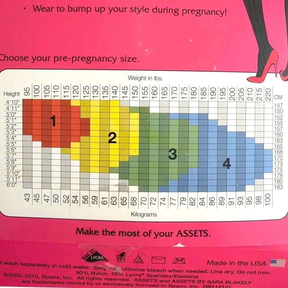 New in package MATERNITY ASSETS opaque stripe tight size 3